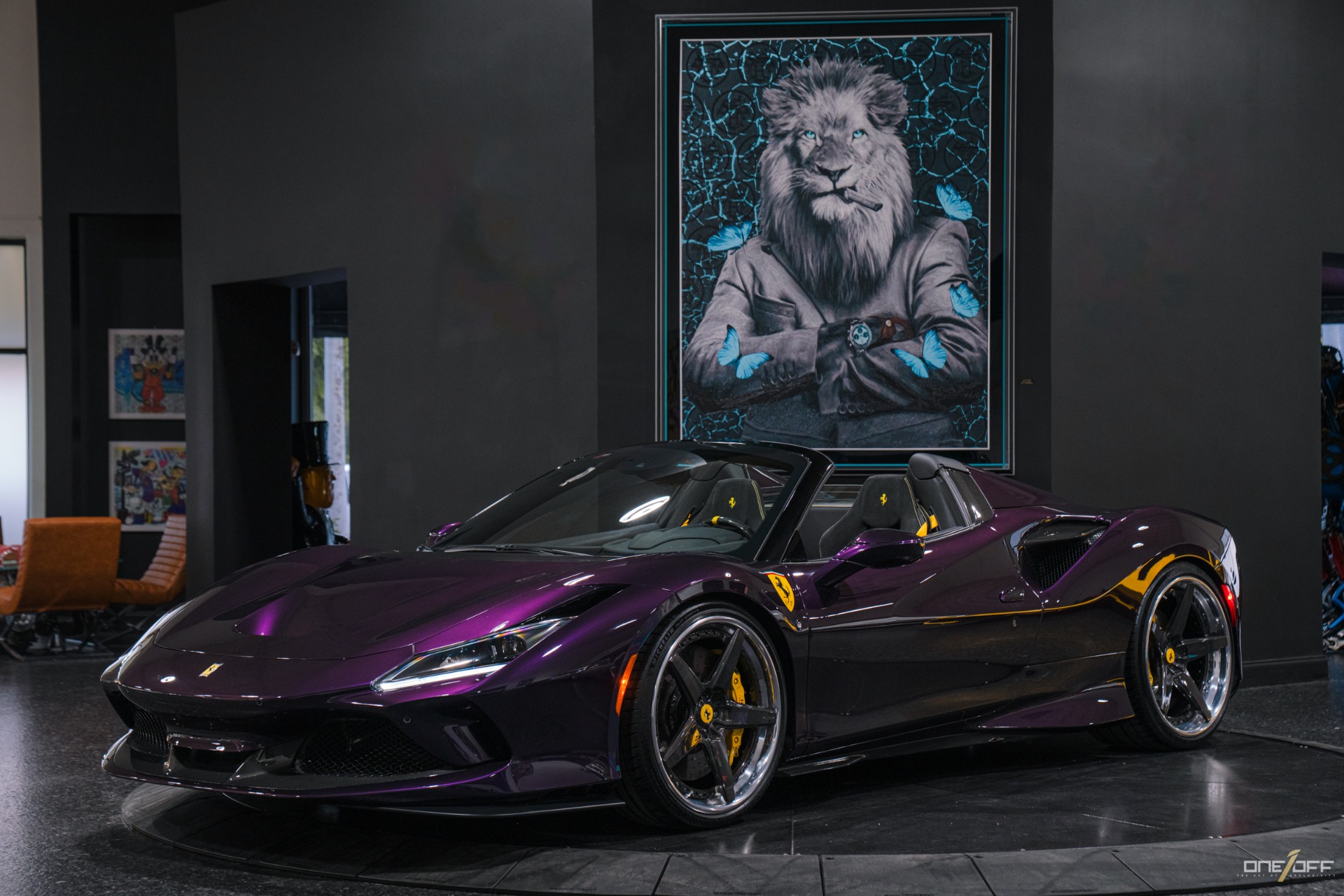 Used 2022 Ferrari F8 Spider Viola Hong Kong $512,000 MSRP, Painted